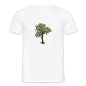 Kirschbaum Natur Blüte Frühling Japan - Männer T-Shirt - Weiß - Vorne - AI Model Male 178 dark (178cm)