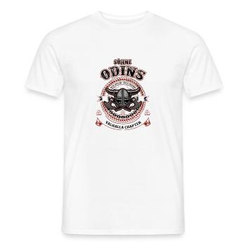 Valhalla Wikinger Vikings Odin Thor Geschenk Ehre - Männer T-Shirt - Weiß - Vorne - AI Model Male 178 dark (178cm)