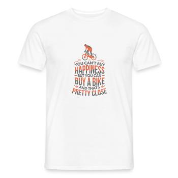 Buy a Bike V2 - Männer T-Shirt - Weiß - Vorne - AI Model Male 178 dark (178cm)