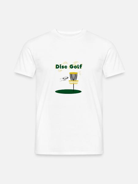 Disc Golf - Männer T-Shirt - Weiß