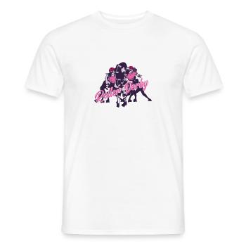 Roller Derby - T-shirt homme - blanc - Devant - AI Model Male 178 dark (178cm)