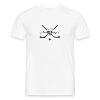 Floorball , perfektes Geschenk, Geburtstag, - Männer T-Shirt - Weiß - Vorne - AI Model Male 178 dark (178cm)