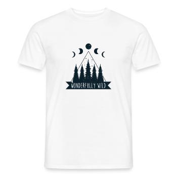 Wonderfully Wild And Free World T-Shirt - Männer T-Shirt - Weiß - Vorne - AI Model Male 178 dark (178cm)