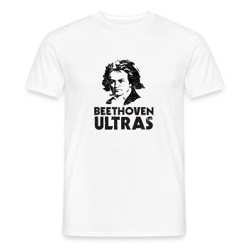 Beethoven Ultras Funny Ludwig Gift Music - Men's T-Shirt - white - Front - AI Model Male 178 dark (178cm)