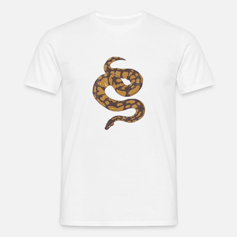 Ball Python - Men's T-Shirt - white