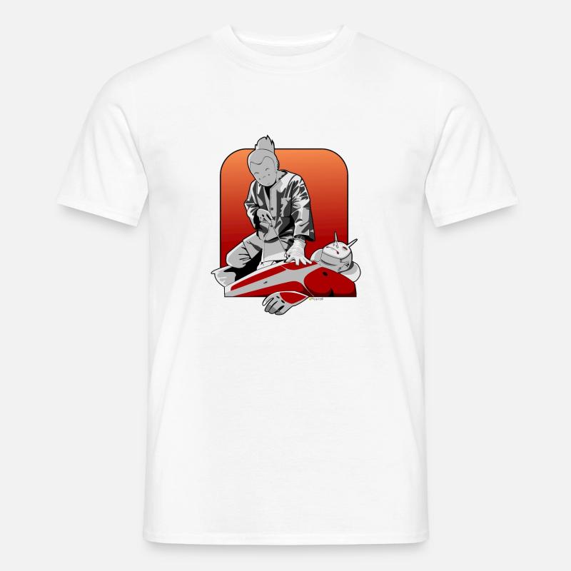 Tätowierung - Männer T-Shirt - Weiß