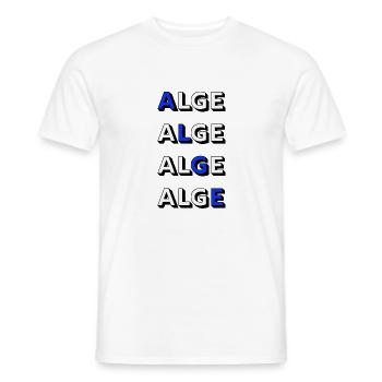 Alge Alge Alge Casino Lustige Designs Glücksspiel - Männer T-Shirt - Weiß - Vorne - AI Model Male 178 dark (178cm)