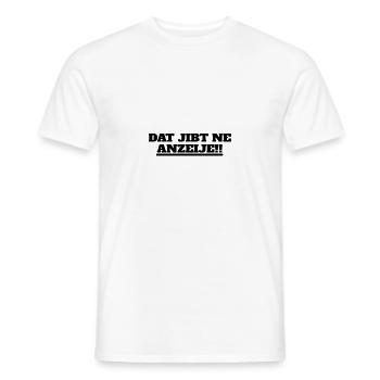 dat jibt ne Anzeije!! Ritter. - Männer T-Shirt - Weiß - Vorne - AI Model Male 178 dark (178cm)
