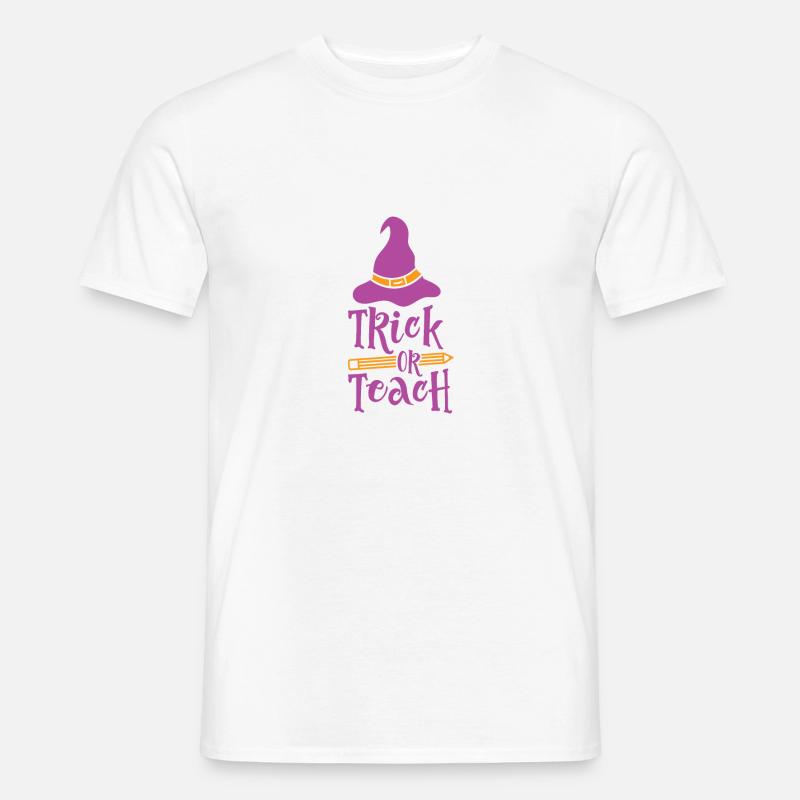Beängstigendes Halloween-KostümgeschenkHorrorWitchGhostwitche - Männer T-Shirt - Weiß