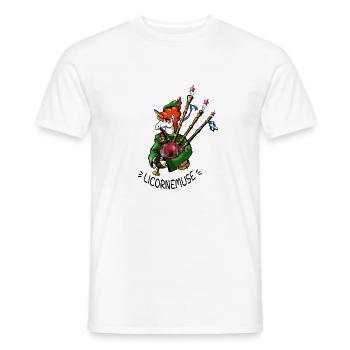 Outlanders adulte - T-shirt homme - blanc - Devant - AI Model Male 178 dark (178cm)