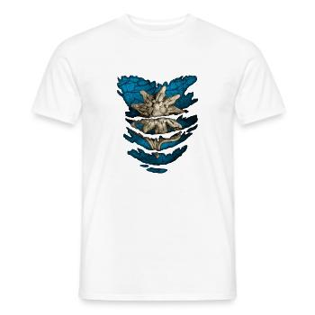Gebirgsjäger - Zerrissen - Soldaten und Bundesweh - Männer T-Shirt - Weiß - Vorne - AI Model Male 178 dark (178cm)