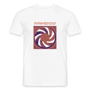 fanboy - T-shirt homme - blanc - Devant - AI Model Male 178 dark (178cm)