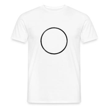 Kreis Acryl - Männer T-Shirt - Weiß - Vorne - AI Model Male 178 dark (178cm)
