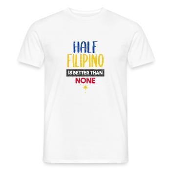 Philippinen Mischling Filipino Flagge I Geschenk - Männer T-Shirt - Weiß - Vorne - AI Model Male 178 dark (178cm)