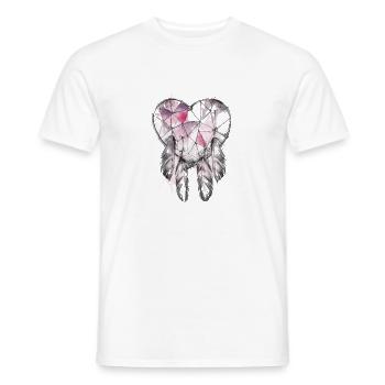 Indianische Kultur Indian Dreamcatcher - Männer T-Shirt - Weiß - Vorne - AI Model Male 178 dark (178cm)