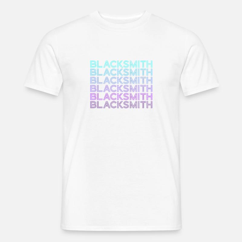 Blacksmith Blacksmith Retro - Men's T-Shirt - white