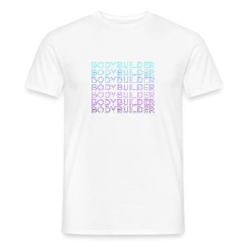 Bodybuilder Bodybuilding Fitness Fitnessstudio Ret - Männer T-Shirt - Weiß - Vorne - AI Model Male 178 dark (178cm)