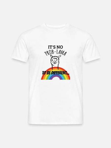 Gay Pride LGBTQ - Männer T-Shirt - Weiß