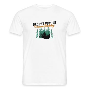 Canoe Canoeing Father Dad Son - Männer T-Shirt - Weiß - Vorne - AI Model Male 178 dark (178cm)