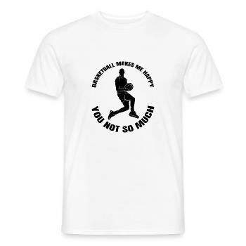 Basketball Basketballliebhaber Basketballer Verein - Männer T-Shirt - Weiß - Vorne - AI Model Male 178 dark (178cm)