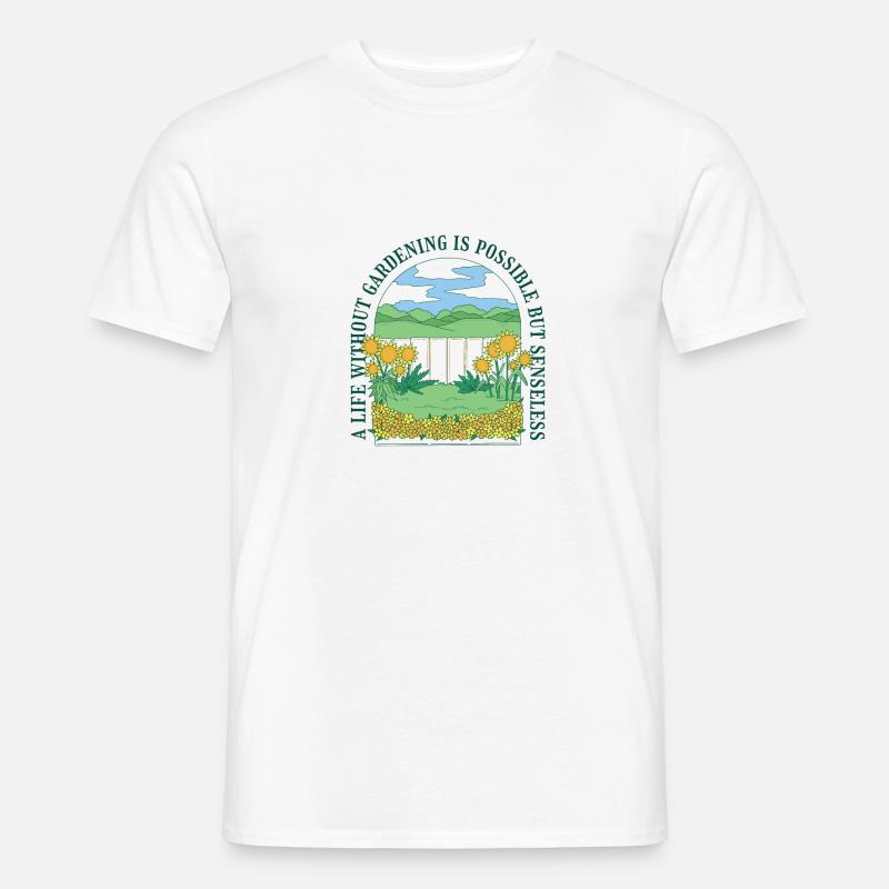 Garten Obstgarten Geschenk Gärtner Hobbygärtner - Männer T-Shirt - Weiß