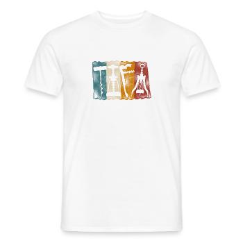 Sommelier Wine Drinking Tasting - Männer T-Shirt - Weiß - Vorne - AI Model Male 178 dark (178cm)
