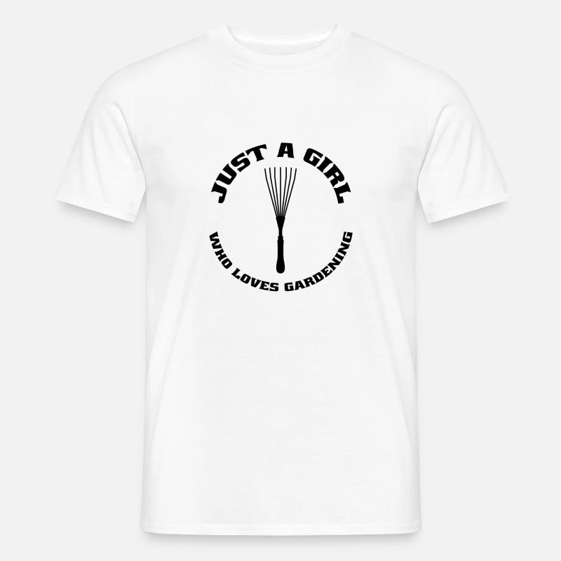 Gärtnerin Garten Mädchen Obstgarten Hobbygärtner - Männer T-Shirt - Weiß