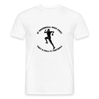 Joueurs de handball Club de handball Joueurs de handball - T-shirt homme - blanc - Devant - AI Model Male 178 dark (178cm)