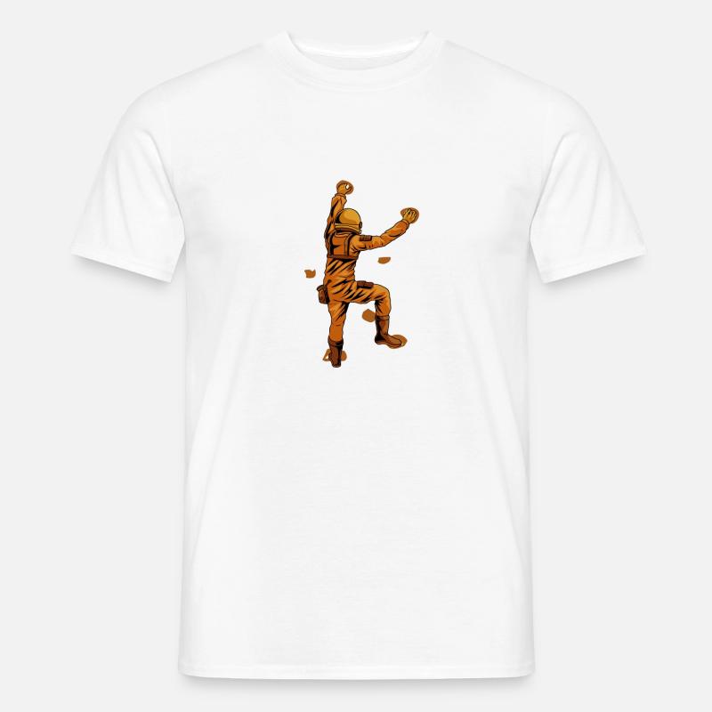 Bouldering - Mænd T-shirt - hvid