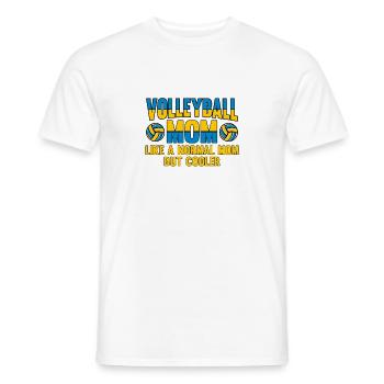 Volleyball Beachvolleyball - Männer T-Shirt - Weiß - Vorne - AI Model Male 178 dark (178cm)