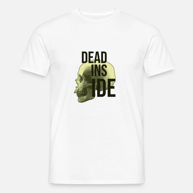 dead insinde - Männer T-Shirt - Weiß
