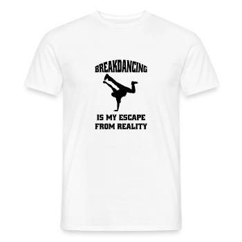 Breakdance Dance Sport Dancer Gift Dancing - Men's T-Shirt - white - Front - AI Model Male 178 dark (178cm)