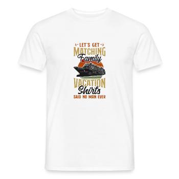 Cruise Ship Vacation Family - Männer T-Shirt - Weiß - Vorne - AI Model Male 178 dark (178cm)