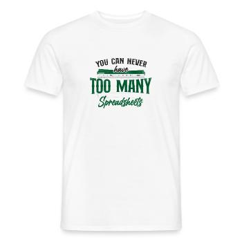Accountant Bookkeeper Accounting - Männer T-Shirt - Weiß - Vorne - AI Model Male 178 dark (178cm)