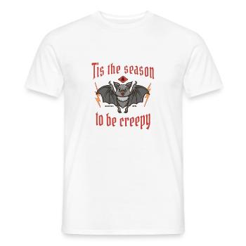 Halloween - CHAUVE-SOURIS - T-shirt homme - blanc - Devant - AI Model Male 178 dark (178cm)