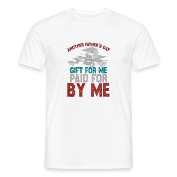 Vatertag - Männer T-Shirt - Weiß - Vorne - AI Model Male 178 dark (178cm)