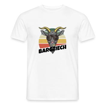 Bergziege Erzgebirge Sachsen Wandern - Männer T-Shirt - Weiß - Vorne - AI Model Male 178 dark (178cm)
