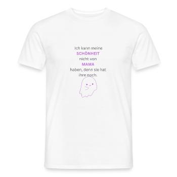 Mama ist die Schönste - Männer T-Shirt - Weiß - Vorne - AI Model Male 178 dark (178cm)