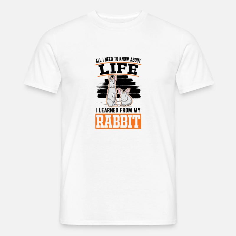 Rabbit Gift Rabbit Rabbit - Men’s T-shirt - white