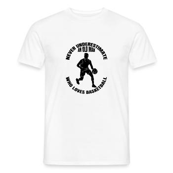 Club de basket-ball Amateurs de basket-ball Joueurs de basket-ball - T-shirt homme - blanc - Devant - AI Model Male 178 dark (178cm)