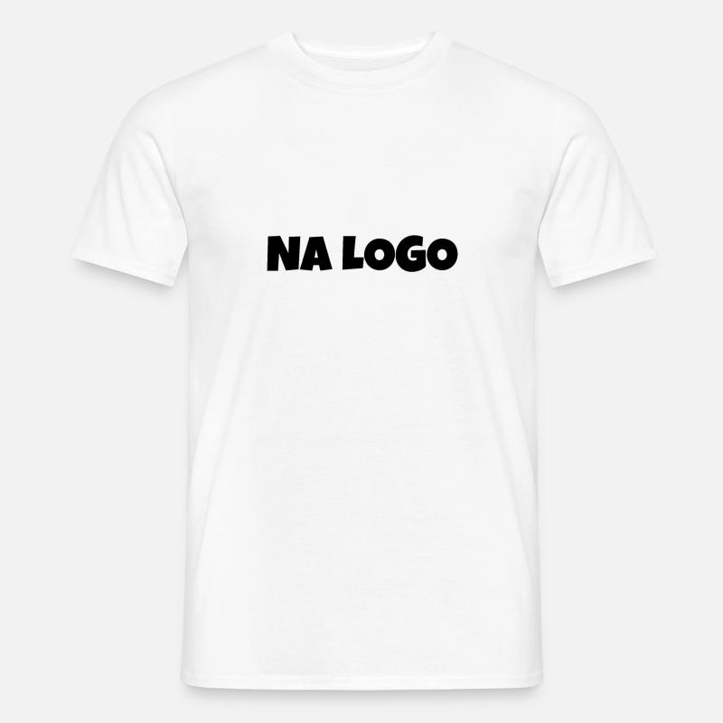 Na Logo - Männer T-Shirt - Weiß