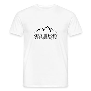 Erzgebirge Tschechien Berge Natur - Männer T-Shirt - Weiß - Vorne - AI Model Male 178 dark (178cm)