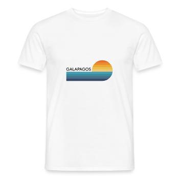 Parc national des tortues marines des îles Galapagos Ec - T-shirt homme - blanc - Devant - AI Model Male 178 dark (178cm)