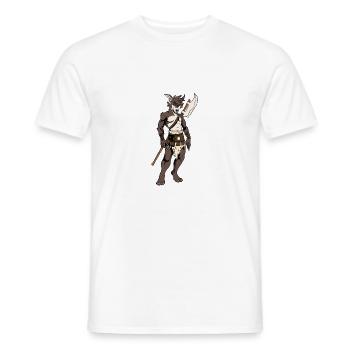 Furry Fandom Fursuits Fuchs - Männer T-Shirt - Weiß - Vorne - AI Model Male 178 dark (178cm)