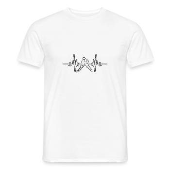 Eishockey Wintersport Eishockeyteam Geschenk - Männer T-Shirt - Weiß - Vorne - AI Model Male 178 dark (178cm)