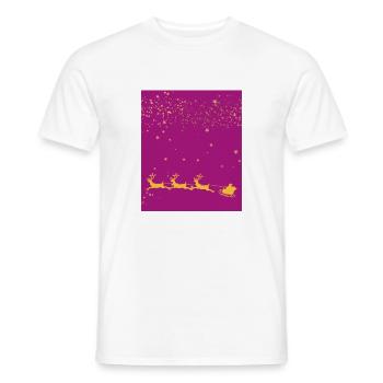 Père Noël - T-shirt homme - blanc - Devant - AI Model Male 178 dark (178cm)