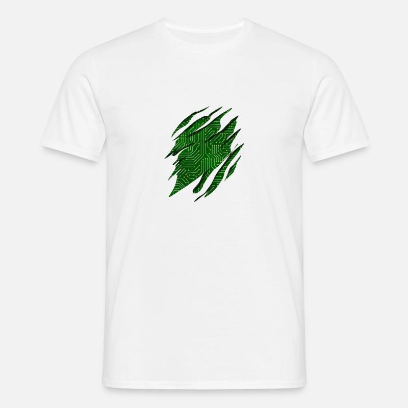 Developer Coder Programmer - Men's T-Shirt - white