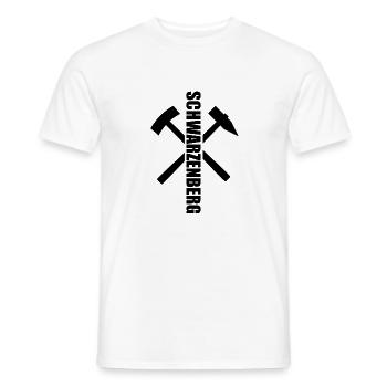 Schwarzenberg Erzgebirge - Männer T-Shirt - Weiß - Vorne - AI Model Male 178 dark (178cm)