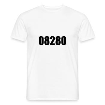 Aue - Männer T-Shirt - Weiß - Vorne - AI Model Male 178 dark (178cm)