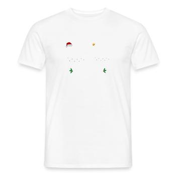 Most Likely To Decorate Her Dog Xmas Family Matchi - Men's T-Shirt - white - Front - AI Model Male 178 dark (178cm)